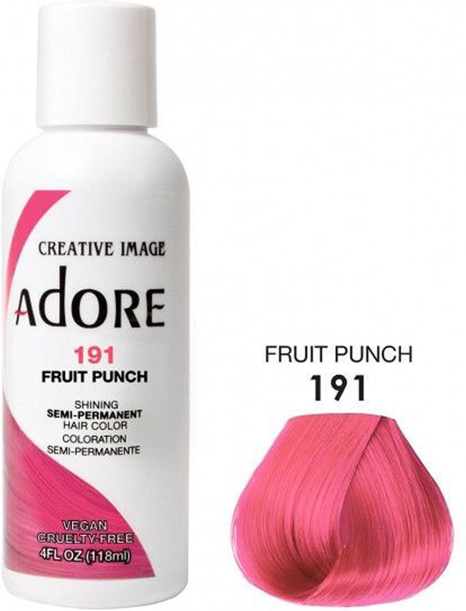 Adore Shining Semi Permanent Hair Color Fruit Punch-191 Haarverf