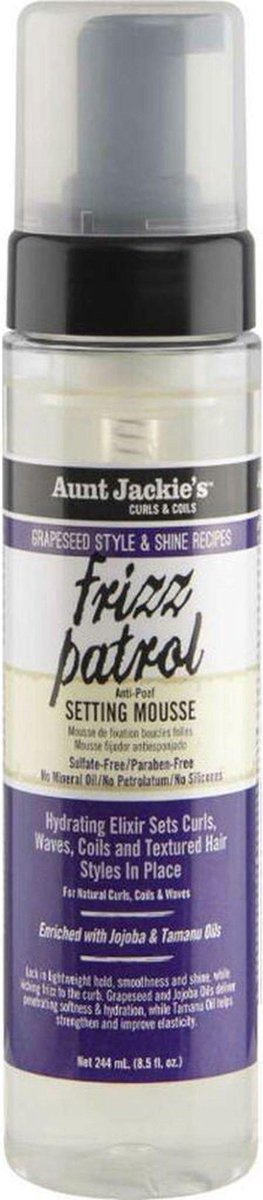 Aunt Jackie's Grapeseed Frizz Patrol Settign Mousse