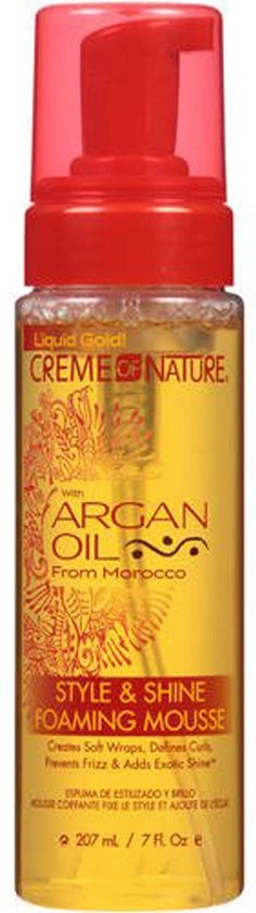 Creme of Nature - Argan Oil Style & Shine Foaming Mousse 207 ml