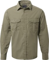 Craghoppers - UV Overhemd voor heren - Longsleeve - Kiwi - Mosgroen - maat M