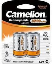 Camelion - Herlaadbare batterij Ni-MH - D / LR20 7000mAh - 2 stuks