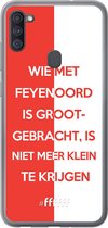 6F hoesje - geschikt voor Samsung Galaxy A11 -  Transparant TPU Case - Feyenoord - Grootgebracht #ffffff