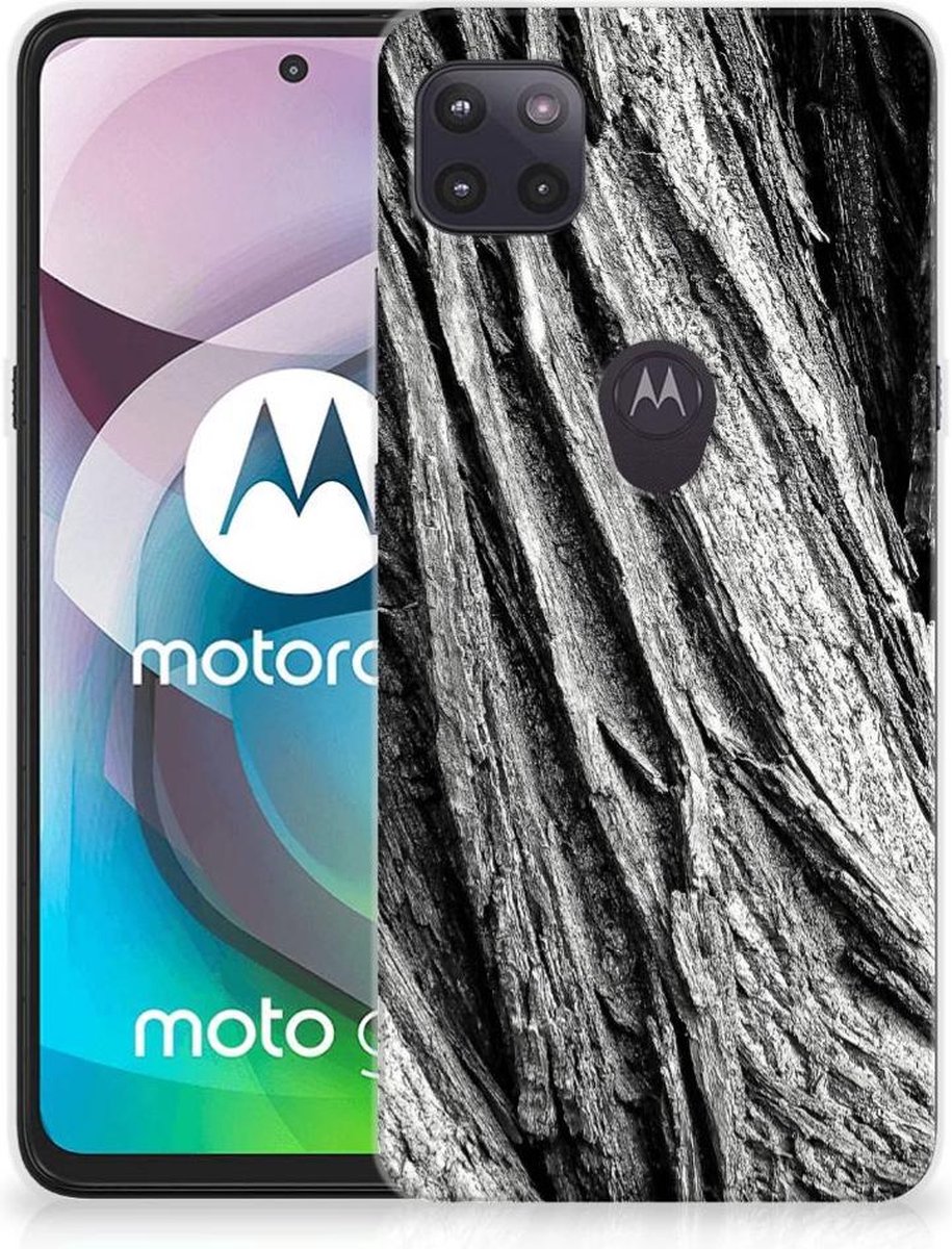 Bumper Hoesje Motorola Moto G 5G Boomschors Grijs
