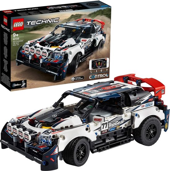 speer zonne pijn LEGO Technic Top Gear Rallyauto met App-bediening - 42109 | bol.com
