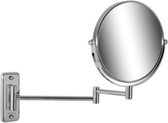 Miroir grossissant Geesa, 2 bras, grossissement normal et 5x, diamètre 200 mm Collection Mirror