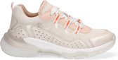 Braqeez 421270-596 Meisjes Lage Sneakers - Beige/Roze - Leer - Veters