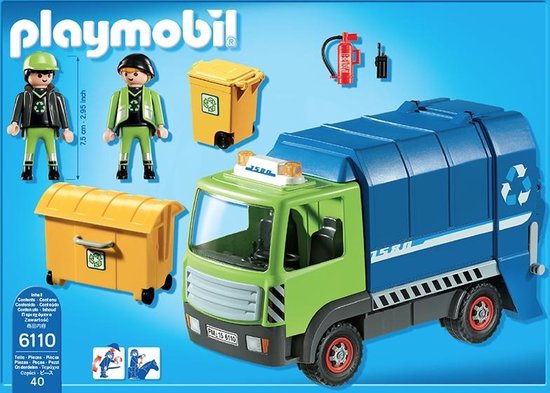 Playmobil City Life 71234 Camion poubelle (jamais ouvert)