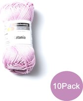 Veritas Schachenmayr Breiwol Catania Klassiek 10-Pack - 100% Katoen Licht rose