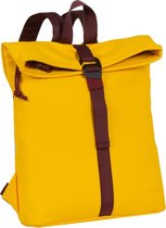 New-Rebels® Tim Roll-Top Backpack Small Geel/Burgundy Rood