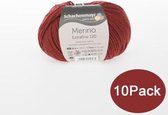 Schachenmayr Breiwol Merino Extrafine 120 - 10-Pack - 100% Scheerwol - Oranje