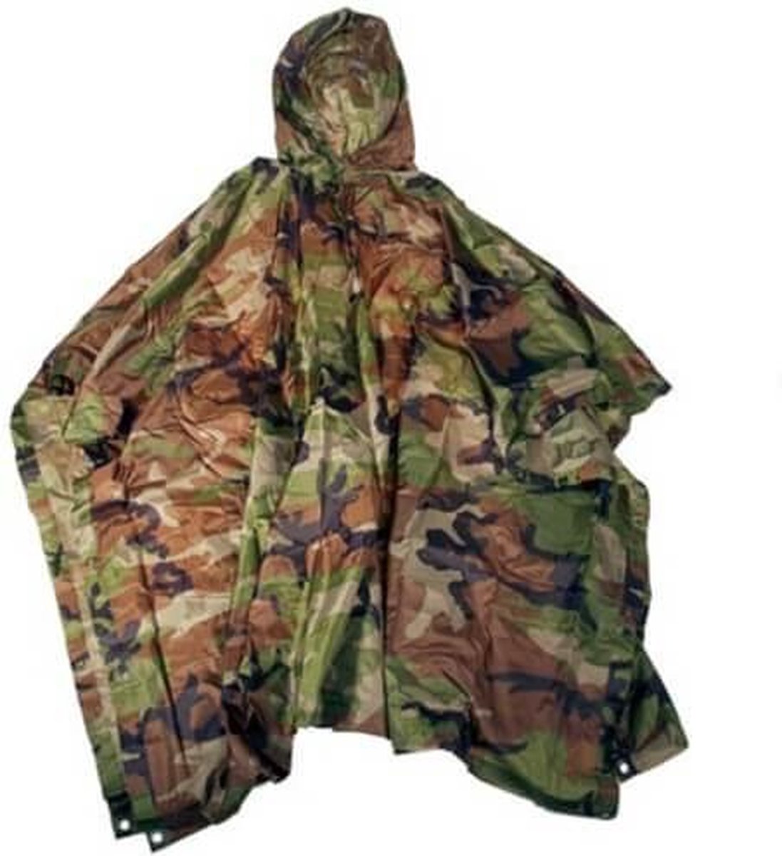 Fostex Poncho Ripstop Woodland - camouflage