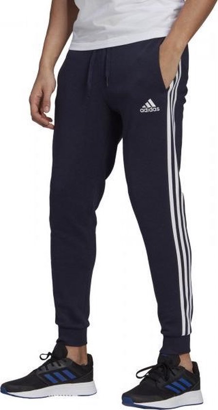 Adidas Performance 3-Stripes Fleece Joggingbroek Blauw Heren - Maat XXL |  bol.com