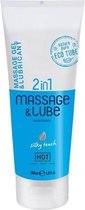 Hot Massagegel & Glijmiddel 2in1 - Silky Touch - Drogisterij - Massage Olie - Transparant - Discreet verpakt en bezorgd