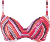 Freya - Bali Bay Bikini Top - maat 75F - Meerkleurig Oranje Paars Roze