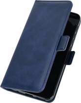 Motorola Moto G9 Play Hoesje - Mobigear - Slim Magnet Serie - Kunstlederen Bookcase - Blauw - Hoesje Geschikt Voor Motorola Moto G9 Play