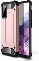 Armor Hybrid Back Cover - Samsung Galaxy S20 FE Hoesje - Rose Gold