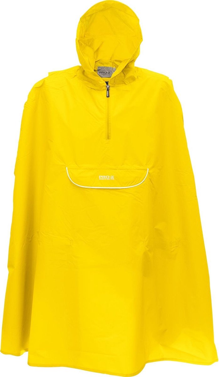 Poncho Geel Pasino - kind - Xplus - Pro-X Elements - 10000mm Waterdicht - winddicht