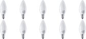 PHILIPS - LED Lamp 10 Pack - CorePro Candle 827 B38 FR - E14 Fitting - 7W - Warm Wit 2700K | Vervangt 60W - BES LED