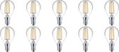 PHILIPS - LED Lamp 10 Pack - CorePro Luster 827 P45 CL - E14 Fitting - 4.5W - Warm Wit 2700K | Vervangt 40W - BES LED