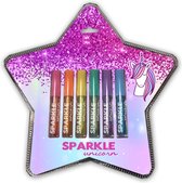 Sparkle Eenhoorn Lipgloss 6 Stuks  - Speelgoed - Make-up en Haar