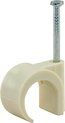 Q-Link buisclip – installatiebuis – rond – PVC – 16–19 mm – crème – 40 stuks