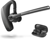 headset met microfoon - Bluetooth headset 5.0, aptX HD 16 uur gesprekstijd, Bluetooth hoofdtelefoon, CVC8.0 Dual-mic, ruisonderdrukking, Mute Key, Draadloze hoofdtelefoon for Mobiele telefoons, het bedrijfsleven, vrachtwagenchauffeurs, kantoor, zwart