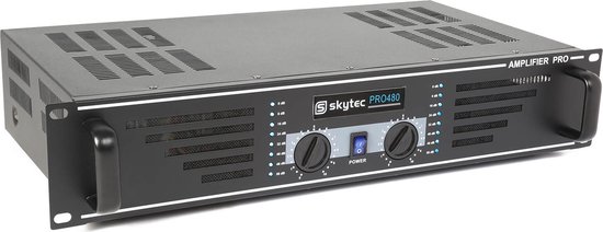 SkyTec SKY-480B versterker 2x 480W - Zwart