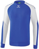 Erima Essential 5-C Sweatshirt New Royal Blauw-Wit Maat L