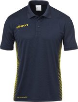 Uhlsport Score Polo Shirt Marine-Fluo Geel Maat L
