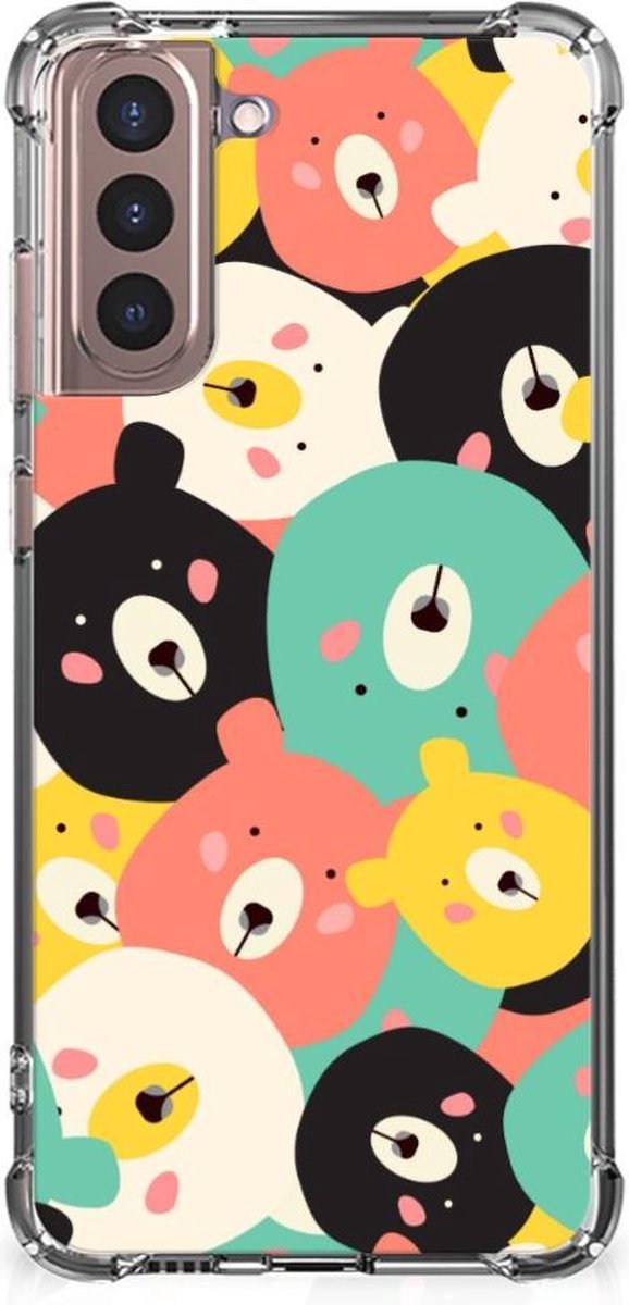 Samsung Galaxy S21 Plus Stevig Bumper Hoesje Bears