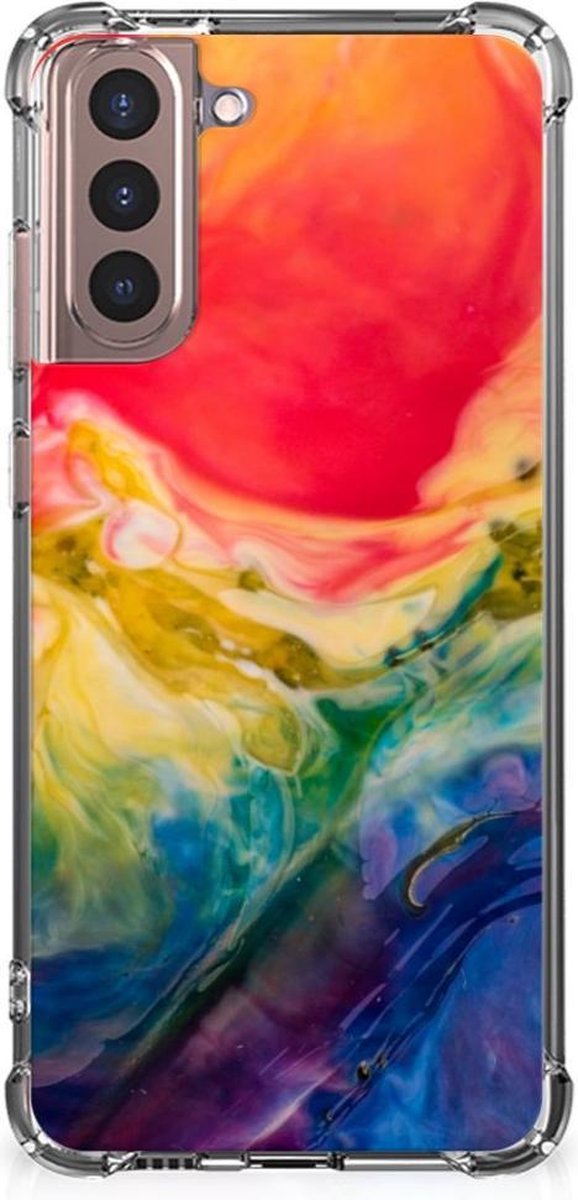 Back Cover Samsung Galaxy S21 Plus Watercolor Dark