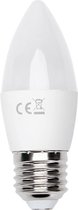 LED Lamp - Smart LED - Igan Exona - Bulb C37 - 7W - E27 Fitting - Slimme LED - Wifi LED - Aanpasbare Kleur - Mat Wit - Glas