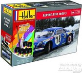 1:24 Heller 56745 Alpina A110 (1600) Car - Starter Kit Plastic kit