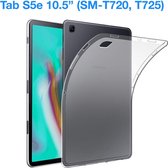 Samsung Tab S5e 10.5 hoesje Ultra-Thin Transparent Clear TPU Gel Case Softcase hoesje