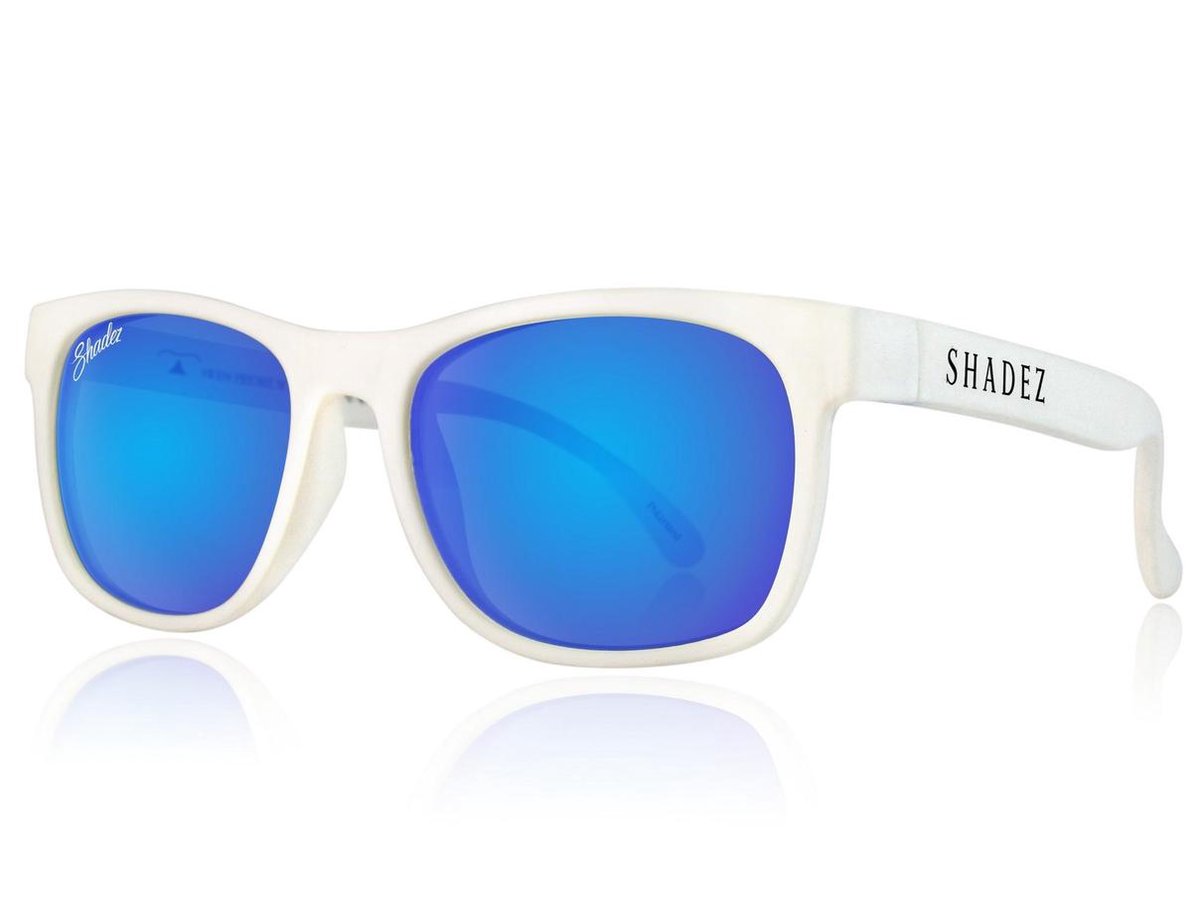 Shadez - gepolariseerde UV-Zonnebril voor kinderen - VIP - Wit/Blauw - maat Onesize (3-7yrs)