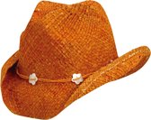 Dorfman Pacific Cowgirl Hoed Kinderen - Oranje - Maat 55cm
