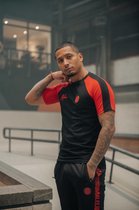 Malelions Sport Striker T-Shirt - Black/Neon Red - XS