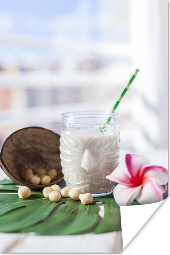 Productie merk op Voetzool Drank van macadamianoten met halve lege kokosnoot 120x180 cm XXL / Groot  formaat! -... | bol.com