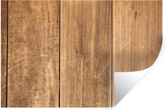 Muurstickers - Verticale planken structuur - 90x60 cm - Plakfolie | bol.com