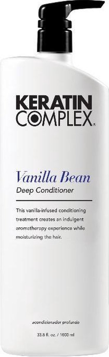 Keratin Complex Vanilla Bean Deep Conditioner - 1 liter - Conditioner voor ieder haartype