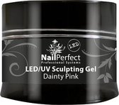NailPerfect LED/UV Sculpting Gel Dainty Pink 14gr