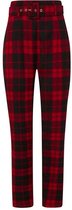 Red Rebel Check Trousers . Jeans Dames - Broeken Dames