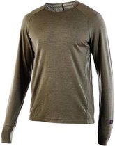 Panther - Big Cat Long Sleeve Crew Neck Shirt - Olive