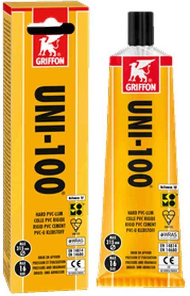 Griffon Uni-100 Hard PVC-lijm 125ml