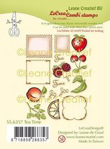 LeCrea - clear stamp combi Thee tijd 55.6357