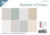 Joy!Crafts Papierset - A4 - 3x4 tweezijdige designs - Gentlemen of Fortune