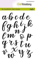 Clearstamps A6 - handlettering - alfabet kleine letters (dicht)