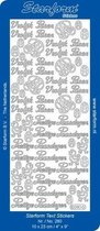 Starform Stickers Text NL Easter: Vrolijk Pasen (10 PC) - Gold - 0280.001 - 10X23CM