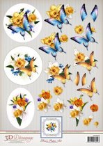 Ann's Paper Art 3D Decoupage - Daffodils