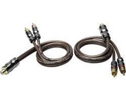 Sinuslive YX-2 Y-cinchkabel 0.50 m (1x Cinch-koppeling - 2x Cinch-stekker)